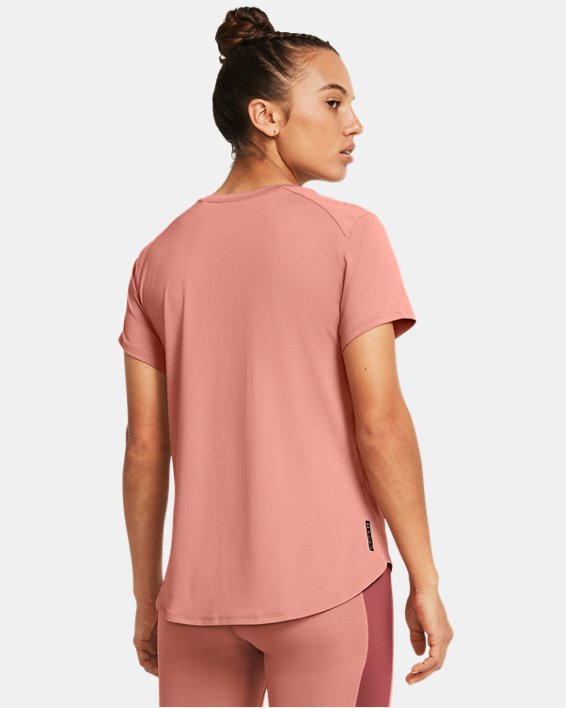 เสื้อแขนสั้น UA Vanish Elite Vent สำหรับผู้หญิง in Pink image number 1